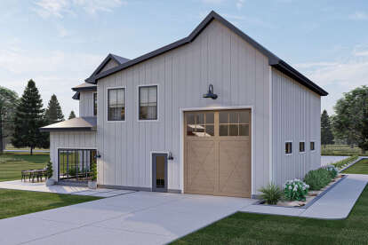 Modern Farmhouse House Plan #963-00739 Elevation Photo