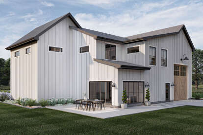 Modern Farmhouse House Plan #963-00739 Elevation Photo