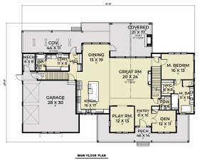 Main Floor  for House Plan #2464-00092