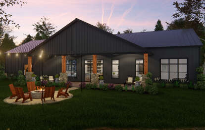 Barn House Plan #3571-00023 Elevation Photo