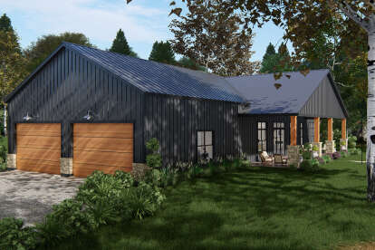 Barn House Plan #3571-00023 Elevation Photo