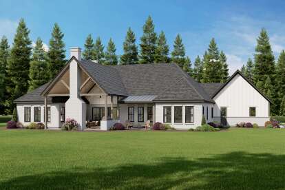 Modern Farmhouse House Plan #3571-00024 Elevation Photo
