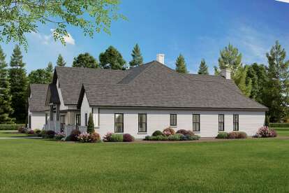 Modern Farmhouse House Plan #3571-00024 Elevation Photo