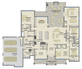 Main Floor  for House Plan #3571-00024