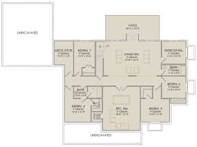 Walkout Basement for House Plan #6422-00068