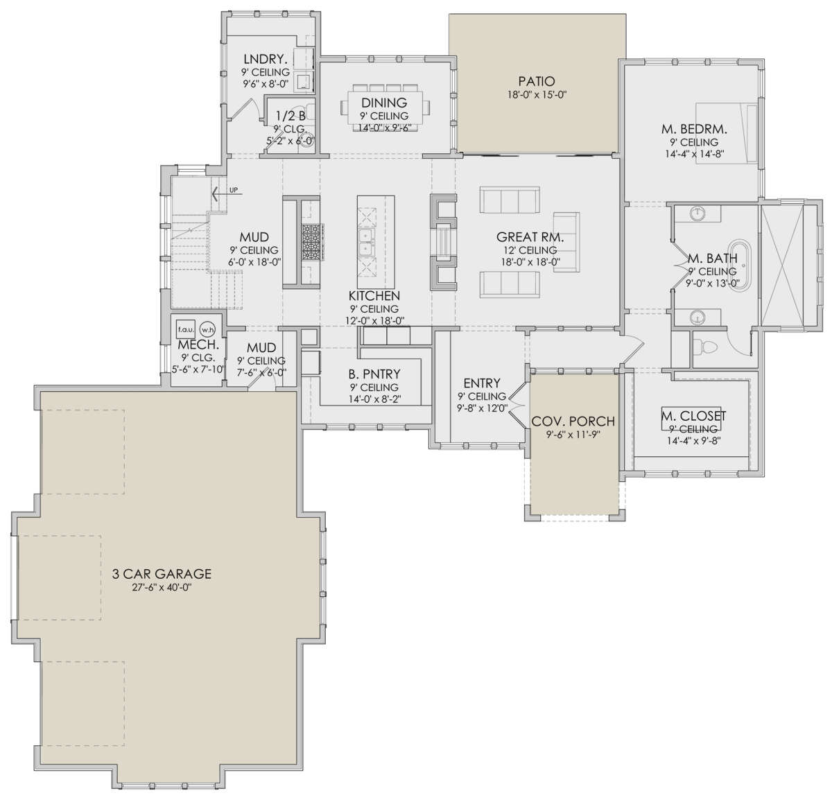 Main Floor  for House Plan #6422-00069
