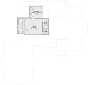 Second Floor for House Plan #6422-00069