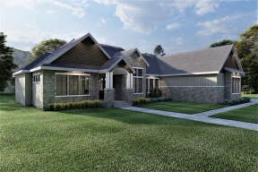 Craftsman House Plan #6422-00070 Elevation Photo
