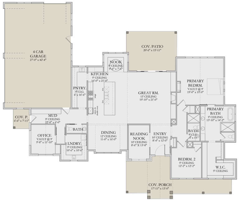 House Plan House Plan #28632 Drawing 1
