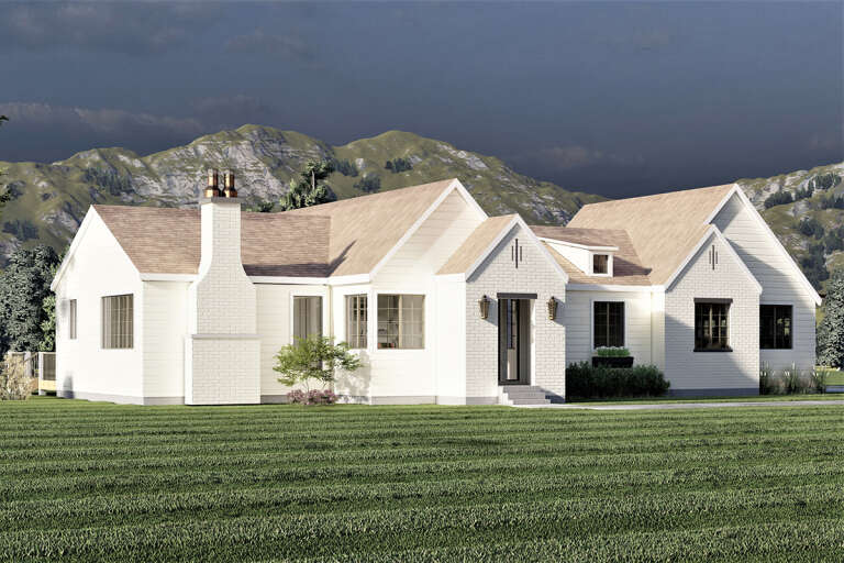 Modern House Plan #6422-00072 Elevation Photo