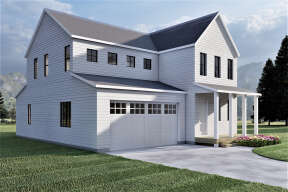 Modern Farmhouse House Plan #6422-00073 Elevation Photo