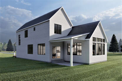 Modern Farmhouse House Plan #6422-00073 Elevation Photo