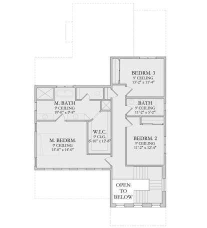 Second Floor for House Plan #6422-00073