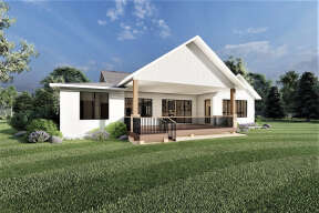 Modern Farmhouse House Plan #6422-00074 Elevation Photo