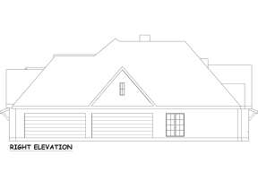 Luxury House Plan #5445-00486 Elevation Photo