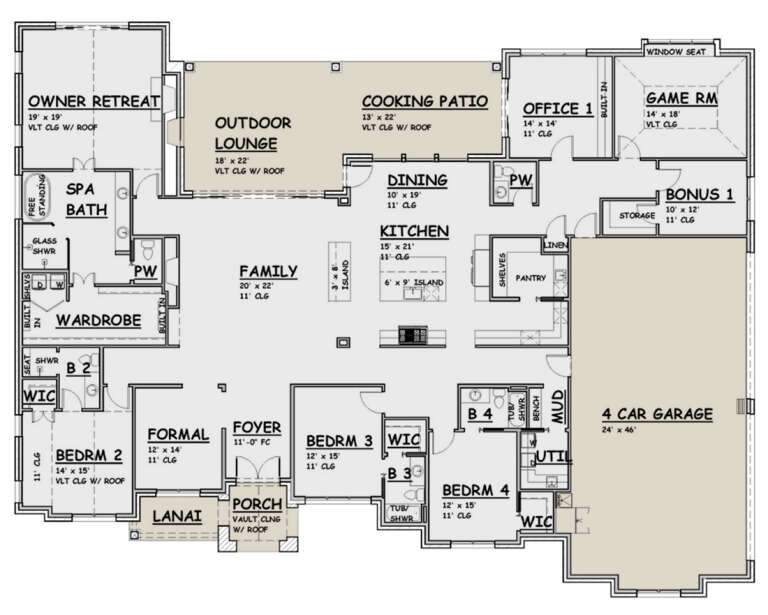 House Plan House Plan #28637 Drawing 1