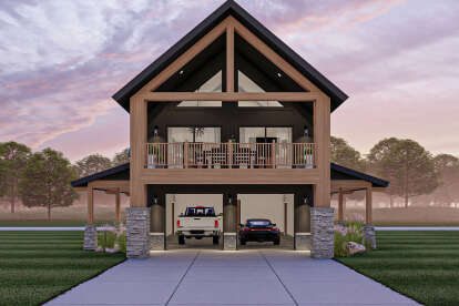 Barn House Plan #963-00740 Elevation Photo