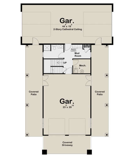 First Floor for House Plan #963-00740