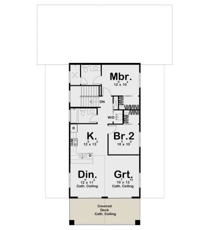Second Floor for House Plan #963-00740