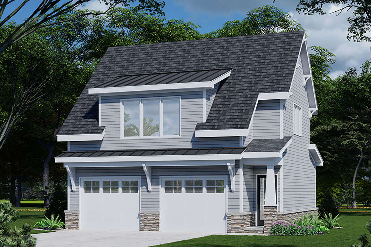 Craftsman House Plan #957-00076 Elevation Photo
