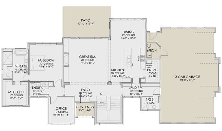 House Plan House Plan #28643 Drawing 1