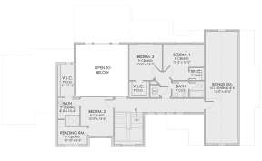 Second Floor for House Plan #6422-00076