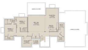 In Ground Basement for House Plan #6422-00076