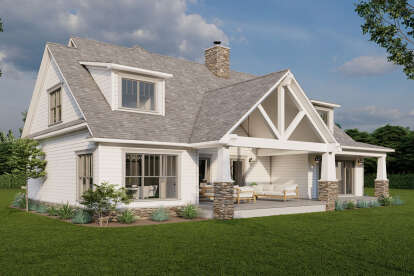 Modern Farmhouse House Plan #8318-00334 Elevation Photo