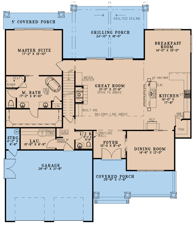 House Plan House Plan #28645 Drawing 1