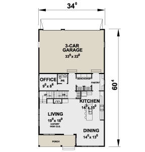 Main Floor  for House Plan #402-01790