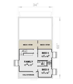 Basement for House Plan #402-01790