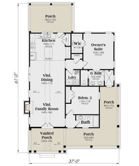 Main Floor  for House Plan #009-00331