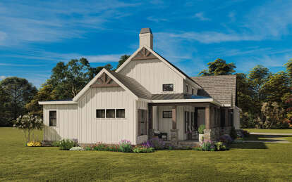 Modern Farmhouse House Plan #009-00332 Elevation Photo