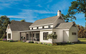 Modern Farmhouse House Plan #009-00332 Elevation Photo
