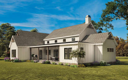 Modern Farmhouse House Plan #009-00332 Elevation Photo