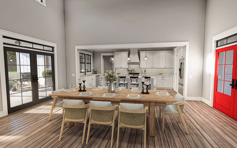 Modern Farmhouse House Plan #009-00332 Additional Photo