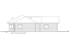 Ranch House Plan #039-00712 Elevation Photo