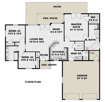 Main Floor  for House Plan #039-00712