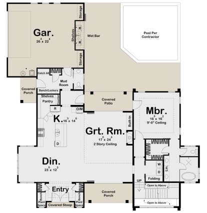 Main Floor  for House Plan #963-00741