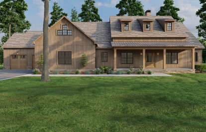 Mountain House Plan #8318-00335 Elevation Photo