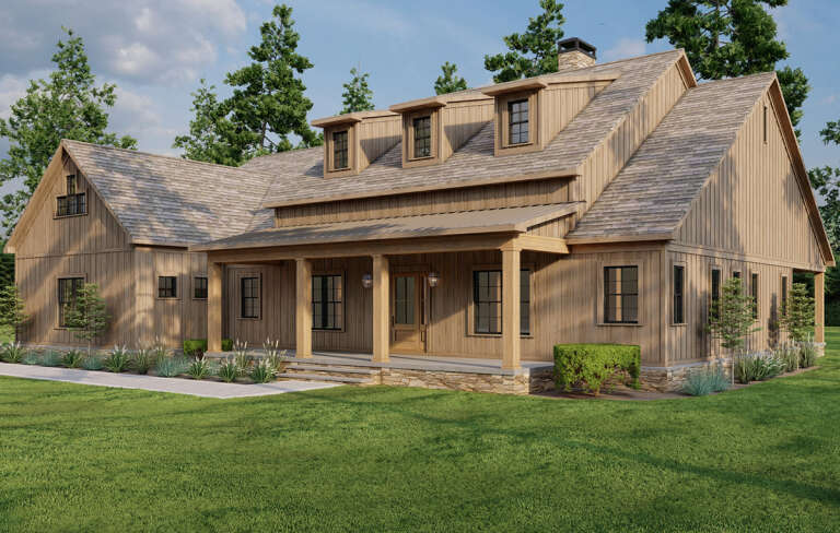 Mountain House Plan #8318-00335 Elevation Photo