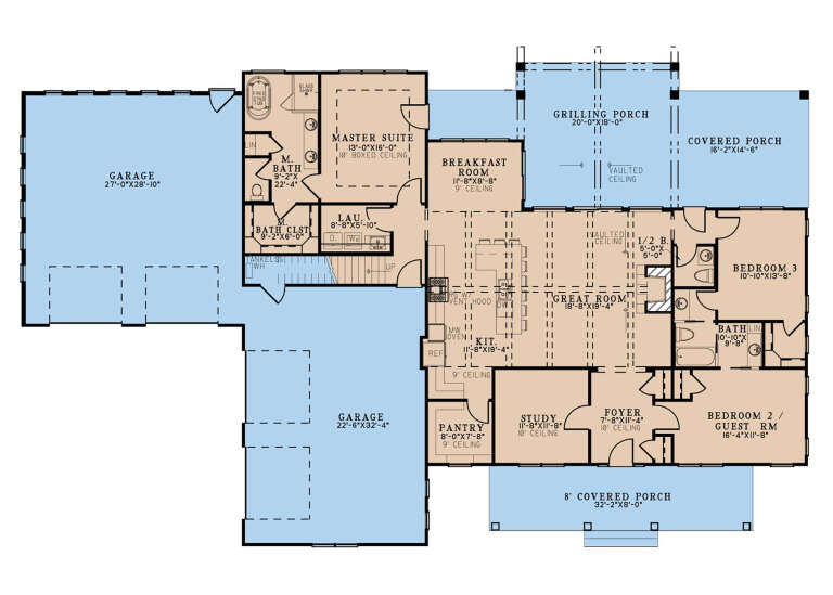 House Plan House Plan #28653 Drawing 1