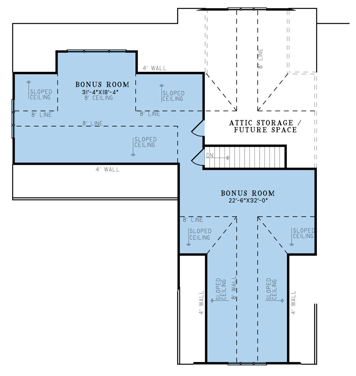 Bonus Room for House Plan #8318-00335