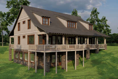 Mountain House Plan #8318-00336 Elevation Photo