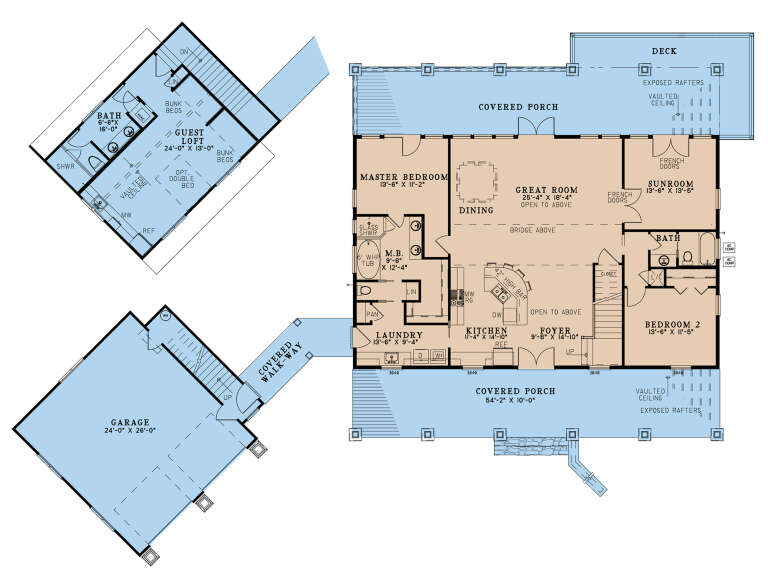 House Plan House Plan #28654 Drawing 1