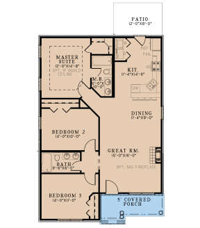 Main Floor  for House Plan #8318-00337
