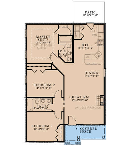 House Plan House Plan #28655 Drawing 1
