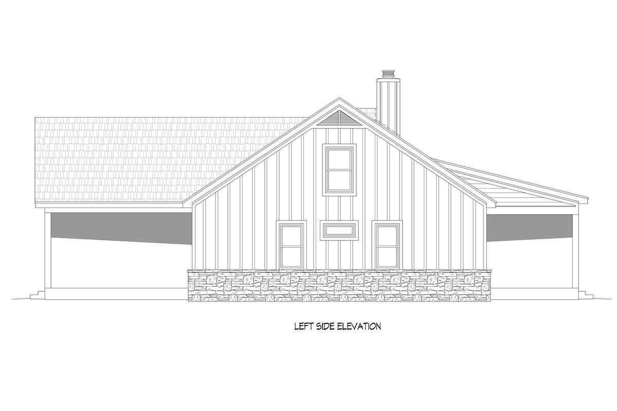 Country House Plan #940-00717 Elevation Photo