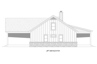 Country House Plan #940-00717 Elevation Photo