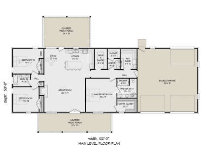 House Plan House Plan #28657 Drawing 1